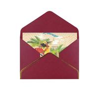 Cartes vierges île de Cuba avec enveloppes, cartes de vœux simples avec enveloppes, envoyer à un ami proche