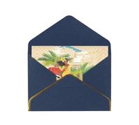 Cartes vierges île de Cuba avec enveloppes, cartes de vœux simples avec enveloppes, envoyer à un ami proche