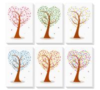 Cartes vierges Juvale en forme de c ur, lot de 48, avec enveloppes, pour toutes les occasions, pour la Saint-Valentin, remerciements, pens es, ma