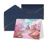 Cartes vierges Thinking of You avec enveloppes Candy land - Cartes vierges pour toutes les occasions - Carte de condoléances - Cartes de remerciement, invitations de mariage, fête d'anniversaire