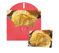 Cartes vierges Thinking of You avec enveloppes - Chips de pommes de terre - Cartes vierges pour toutes les occasions - Carte de condoléances - Cartes de remerciement, cartes de vœux pour invitations