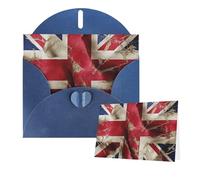 Cartes vierges Thinking of You avec enveloppes - Drapeau britannique - Cartes vierges pour toutes les occasions - Carte de condoléances - Cartes de remerciement, invitations de mariage, fête