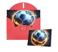 Cartes vierges Thinking of You avec enveloppes, motif ballon de football, cartes vierges pour toutes les occasions, carte de condoléances, cartes de remerciement, cartes de vœux pour invitations de