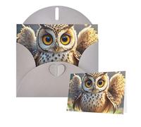 Cartes vierges Thinking of You avec enveloppes - Motif chouette mignonne - Pour toutes les occasions - Carte de condoléances - Cartes de remerciement, invitations de mariage, fête d'anniversaire