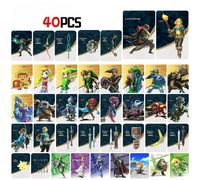 Cartes Zelda Tears Of The Kingdom Amiibo, Lot De 40 Carte Botw, Cartes Nfc Compatibles Avec Nintendo Switch/Switch Lite