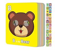 cartesd'animaux - cartesflash avec Lettres pour âgés de 3 à 5 Ans | Jeu de Jouet éducatif interactif de 26 Cartes| pour Voyages, Anniversaires, Voyages en Voiture, l'école à la