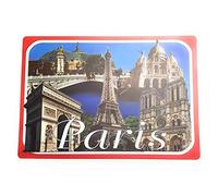 Cartexpo - Lot de 4 Sets de Table Paris, Vues Multiples de la Ville, Arc de Triomphe, Tour Eiffel, Sacré Coeur... 42x29cm