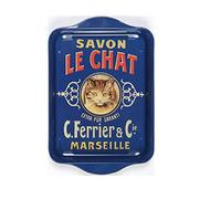 Cartexpo P10605 Divers Mini Plateau Savon Le Chat Métal