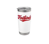Carthage College Firebirds Classic Athletic Script Throwback Gobelet isotherme en acier inoxydable double paroi