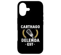 Carthago Delenda Est Carthage Roman Empire Salt SPQR Chemise Coque pour iPhone 17