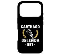 Carthago Delenda Est Carthage Roman Empire Salt SPQR Chemise Coque pour iPhone 17 Pro
