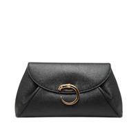 Cartier Vintage, Femme, Pre-owned, Noir, Taille: ONE Size Sac clutch en cuir Panthère Pre-owned