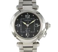 Cartier Vintage, Homme, Pre-owned, Noir, Taille: ONE Size Pre-owned Pasha C Grande Date Stainless Steel Automatic