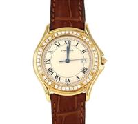 Cartier Vintage - Pre-owned Panthere Cougar Or Jaune Quartz - Femme - Pre-owned - Jaune - Taille: ONE Size