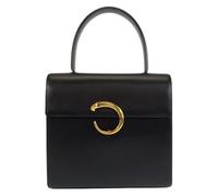 Cartier Vintage - Sac à main Panthère Pre-owned en cuir - Femme - Pre-owned - Noir - Taille: ONE Size