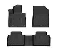 Cartist Compatible avec Les Tapis de Sol Hyundai Tucson NX4 2022 2023 (ne Convient Pas aux modèles Hybrides), Tapis de Sol Toutes Saisons 1ère et 2e rangée Protection 3D TPE inodore