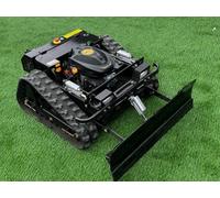 CARTIWELL CW-500 Tondeuse à gazon à moteur télécommandée avec souffleuse à neige Noir
