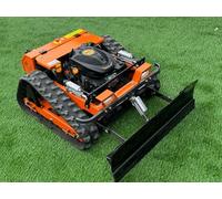 CARTIWELL Tondeuse à gazon à moteur télécommandée CW-500 orange avec souffleuse à neige