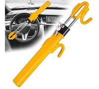 CARTMAN Antivol de volant robuste pour voiture - Dispositif de sécurité de voiture - Grande dissuasion - Réglable - Pour véhicule et camion - Avec 3 clés