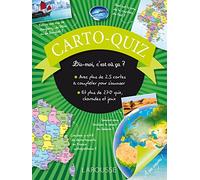 Collectif – Carto Quiz – Cahier de vacances – broché – Larousse