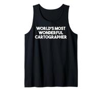 Cartographe Le Plus Merveilleux du Monde - Cartographie Amusante Débardeur