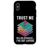 Cartographes amusants et cartographes de données spécialisés en SIG Coque pour iPhone X/XS