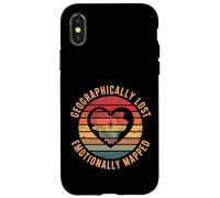 Cartographes spécialisés GIS Cartes de données vintage Coque pour iPhone X/XS