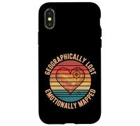 Cartographes spécialisés GIS Cartes de données vintage Coque pour iPhone X/XS