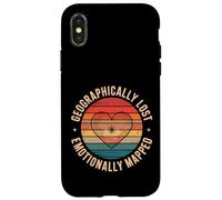 Cartographes spécialisés GIS Cartes de données vintage Coque pour iPhone X/XS