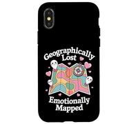 Cartographes spécialisés GIS Cartographes Kawaii Data Mappers Coque pour iPhone X/XS