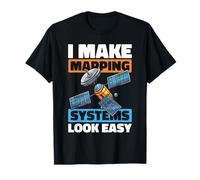 Cartographie Analyse Spatiale - Géomatique Technicien Sig T-Shirt