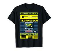 Cartographie Géomatique - Analyse Spatiale Technicien Sig T-Shirt