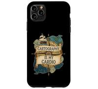 Cartography is My Cardio Funny Map Lover Geographer Coque pour iPhone 11 Pro Max