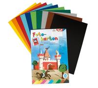 Carton 10 Couleurs 300 G/M² A4 Bloc 10 Feuilles