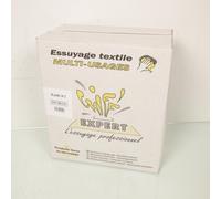 Carton 10kg De Chiffon D'essuyage Blanc En Vrac Pressé Pour Atelier Moto D013ecx