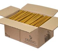 Carton 5 Kg - 750 pcs. Bougies jaunes du couvent N60 en cire d'abeille
