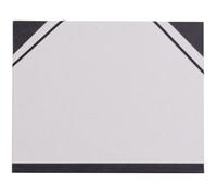 Clairefontaine Carton à dessin 44611C - Fermeture élastique 26 x 33 cm Gris