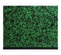 Exacompta - Réf. 542200E - 10 cartons à dessin Annonay - avec élastiques - dos toilé - garde blanche - dimensions 37 x 52 cm - format à classer B3 1/2 Raisin (353 x 500 mm) - couleur vert