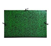Carton à dessin Annonay avec rubans 61x76 cm - Pour format Jésus - Vert