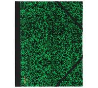 Carton à dessin canson papier marbré vert 90g dos koveril noir fermeture élastique 320x450mm