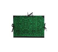 CANSON Carton à dessin Annonay avec fermeture ruban vert 78 x 115 mm vert