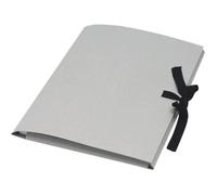Carton à dessin - FOLIA - A2 - Carton gris 500 g/m2 - Ruban en coton - Sans impression