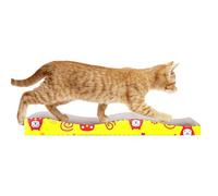 Carton à gratter pour chat, griffoir ondulé pour chat,Tapis à gratter pour chats d'intérieur - Aire de jeu de lit de griffoir de chat de carton résistant à l'usure pour le grattage de patte de petit c