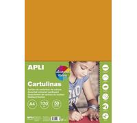 Carton A4 Couleurs Intenses Assorties 50 Feuilles - Apli Agipa