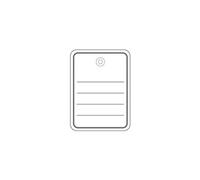 HERMA - Étiquettes de prix en carton - blanc - 48 x 65 mm 1000 étiquette(s)