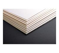 Clairefontaine 93965C Paquet Carton Bois - 5 Feuilles Carton 100% Cellulose - 60x80cm 4mm 2200g - Idéal pour le Maquettisme