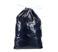 Carton de 100 sacs poubelles à liens coulissants 50 litres