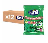 Carton de 12 sachets de 90gr Chewing-Gum Pastèque Halal Fini