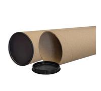 Carton de 30 tubes d’expédition en carton, Ø 8 cm/long. 80 cm, robustes (30087)