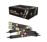 Carton de 480 Fontaines à Gateaux Scintillantes durée 60 Secondes pour Gateaux et Bouteilles de Champagne, Bougie lumineuse d'ambiance pour anniversaire 1 Minute - Catégorie F1